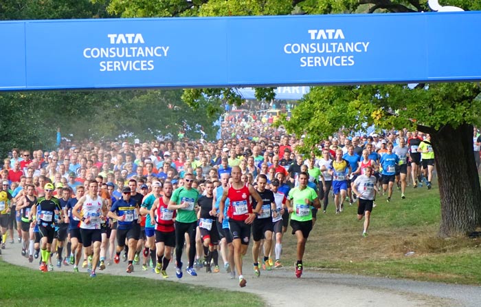 Starten på 30 kilometer år 2016 på Koltorps gärde.