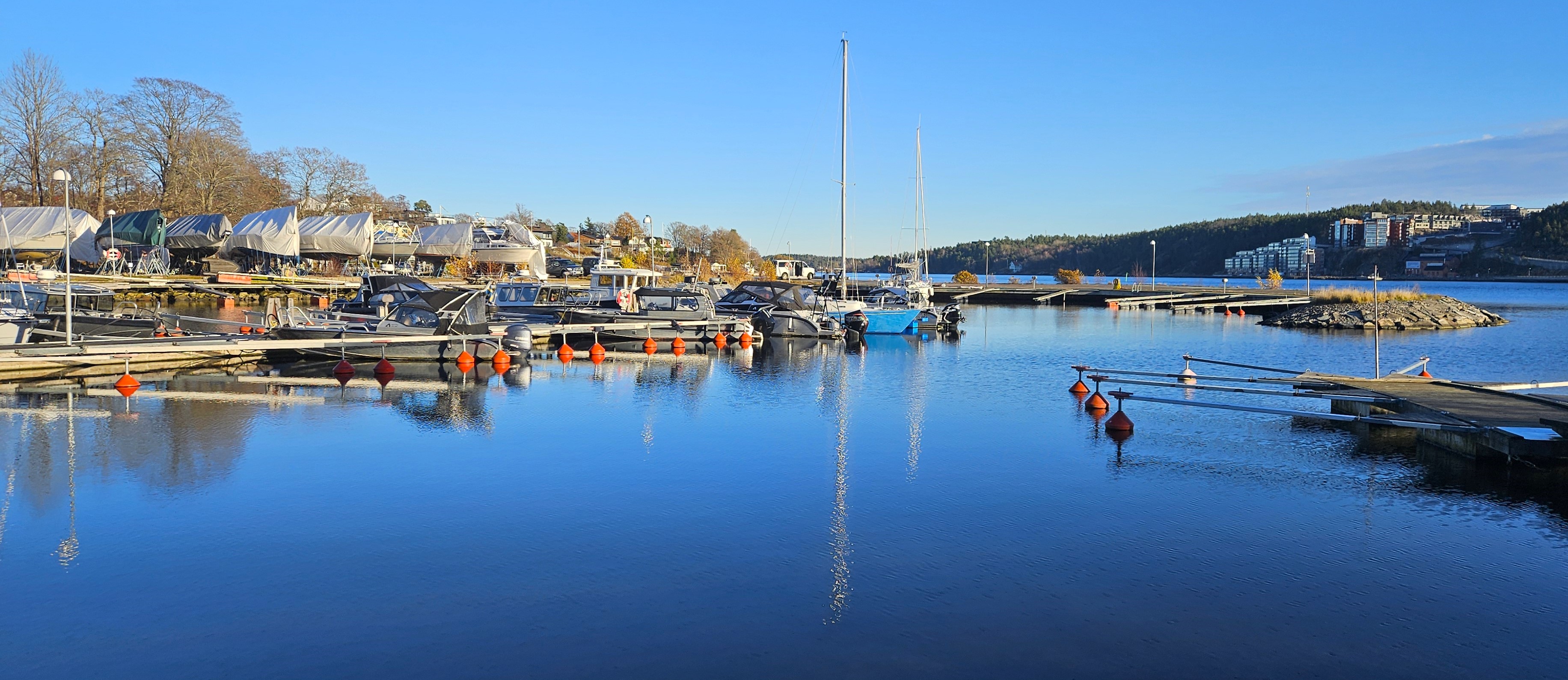 Breviks hamn i november. 16 nov. 2024