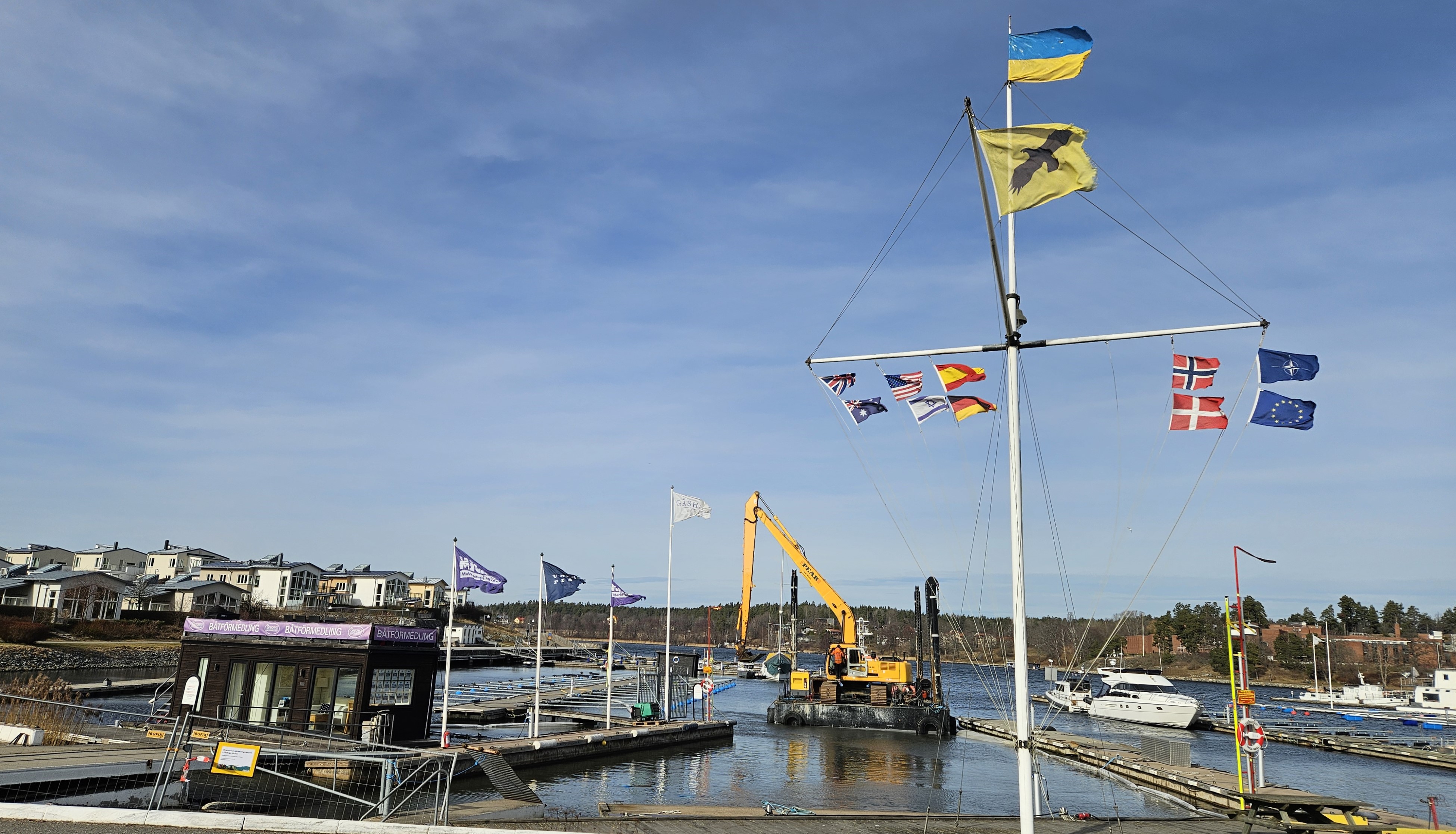 Gåshaga Marina. 6 mars 2025