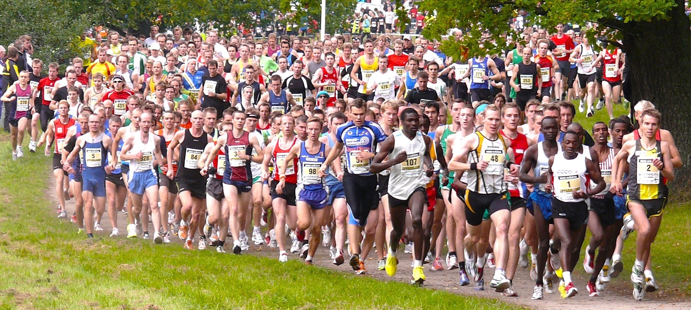 Lidingöloppet, starten, i sept 2008. 24 sept 2024
